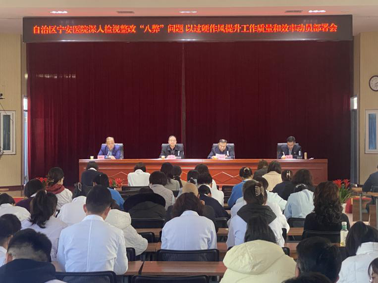 自治區(qū)寧安醫(yī)院以“五個一”為抓手開啟“八弊”問題整治整改工作